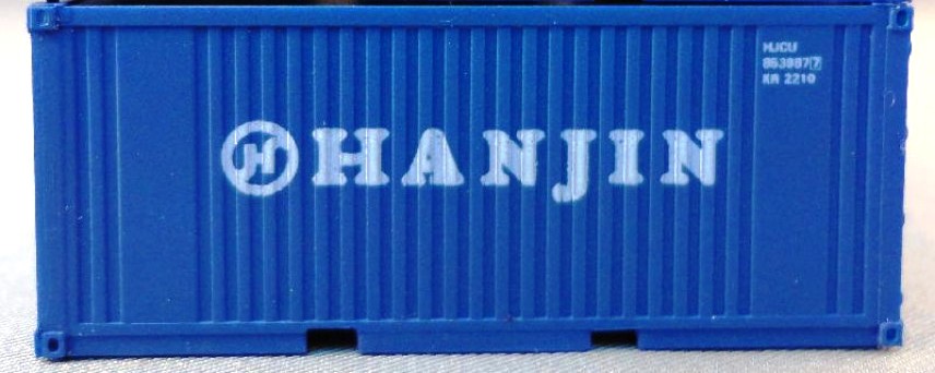 Container 'Hanjin' 2 stück 20 lábas