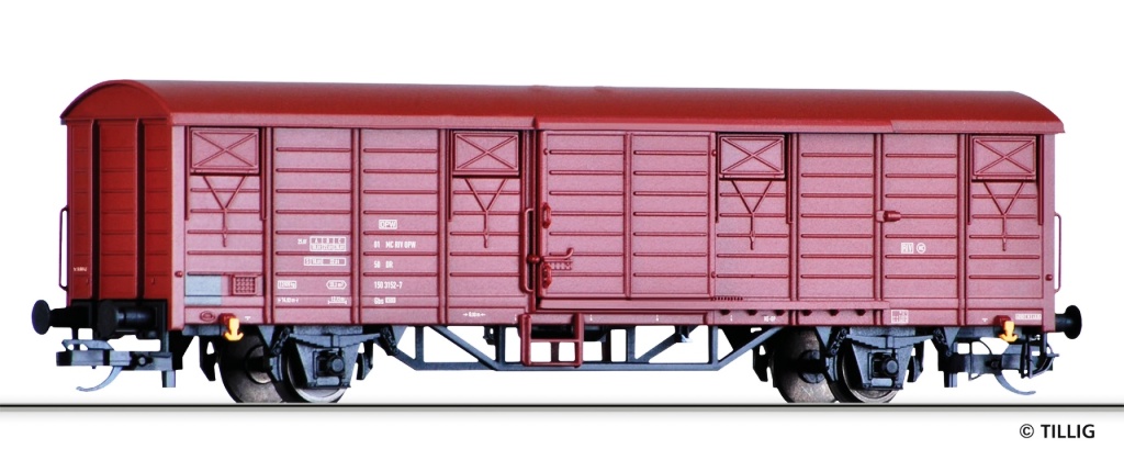 Gedeckter Güterwagen Gbs1500, DR, Ep.IV