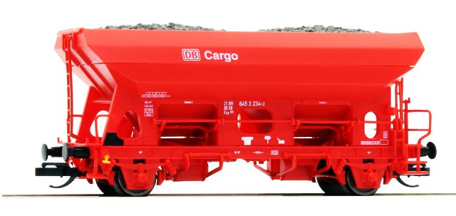Önürítős teherkocsi, szén rakománnyal Fcs, DB-Cargo, Ep.V