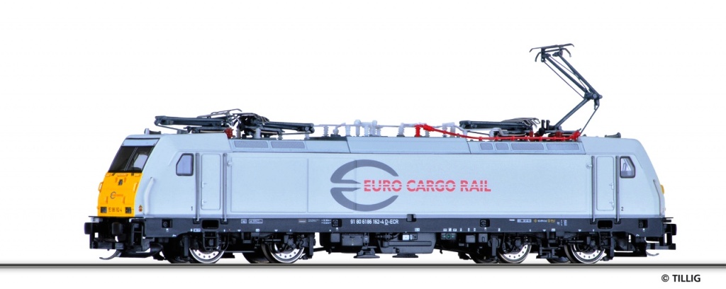 TILLIG Elektrolokomotive Reihe 186 Euro Cargo Rail
