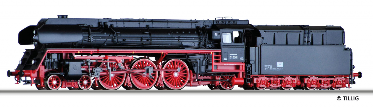 Dampflokomotive BR 01.5 DR Ep.III.