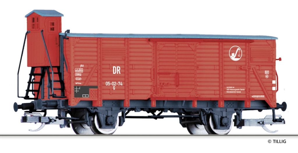 Gedeckter Güterwagen DR Ep.III.