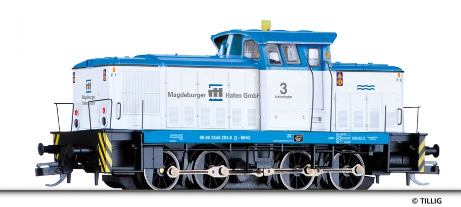 Diesellokomotive der Magdeburger Hafen