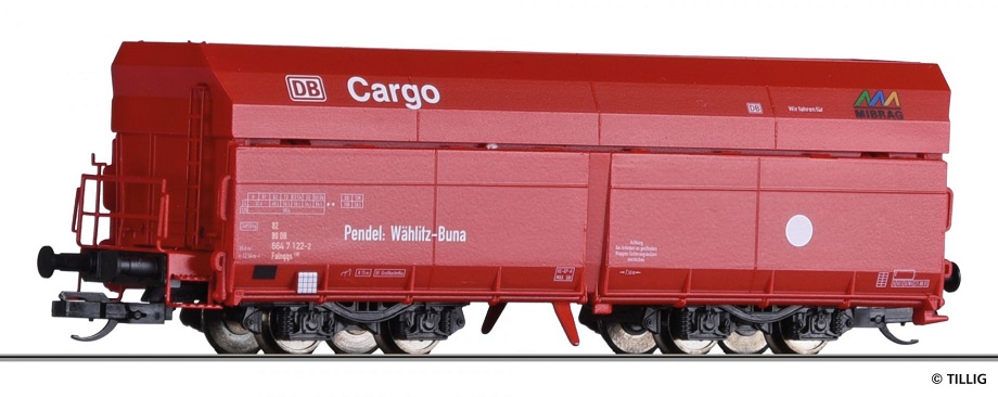 Selbstentladewagen Falnqqs DB Cargo /MIBRAG