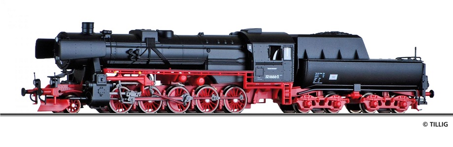 Dampflokomotive BR 52 DR Ep.IV.