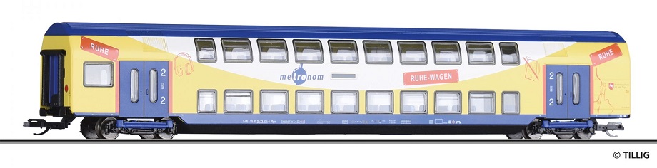 Doppelstockwagen der metronom Eisenbahngesellschaft mbH