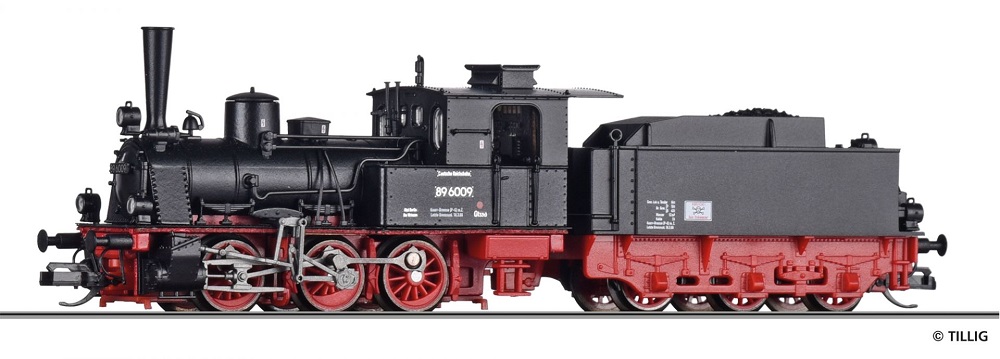 Dampflokomotive 89 6009 DR Ep III.