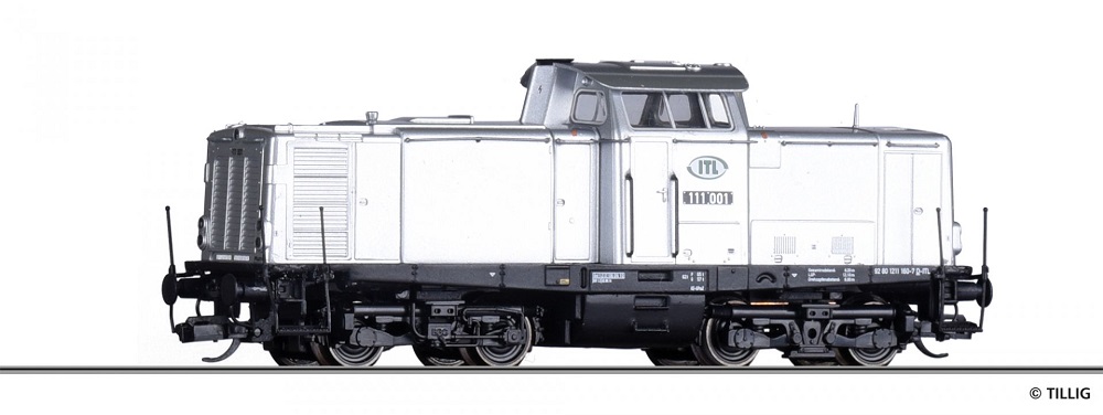 TILLIG Diesellokomotive 111 001 „Mumie“ der ITL Ep.VI.