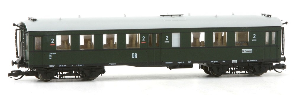 Saxonia Personenwagen Bauart 'Altenberg', 3. Klasse, DR, Ep.III, 1. BN
