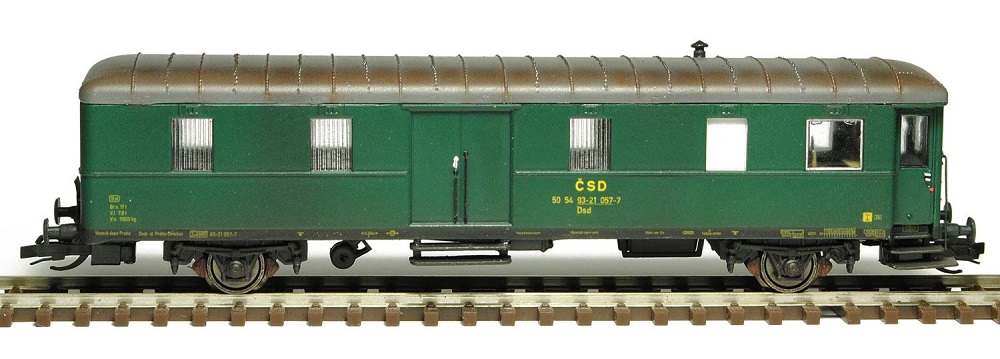 sdv modell Gepäckwagen Dsd 'Rybßk', CSD, Ep.IV, Bausatz