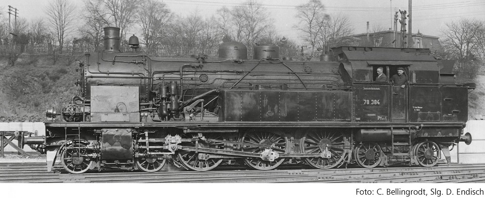 Dampflokomotive BR 78.0 „Ruhr-Schnellverkehr“ DRG Ep. II.