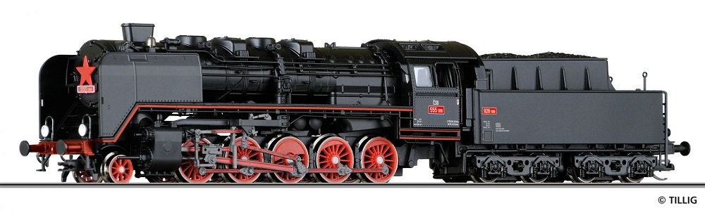 Dampflokomotive Reihe 555.1 ČSD Ep.III.