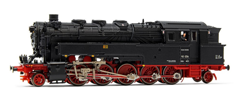 Dampflokomotive BR 95 036, mit Kohlefeuerung