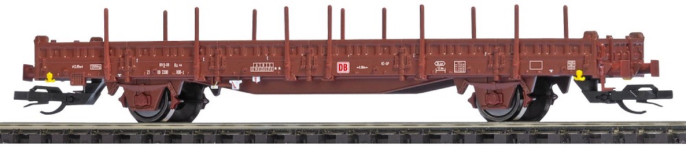 Flachwagen mit Rungen Ks 446, DBAG, Ep.V