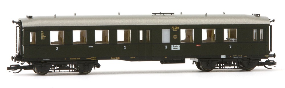Personenwagen Bauart 'Altenberg', 3. Klasse, DRG, Ep.II, 2. BN