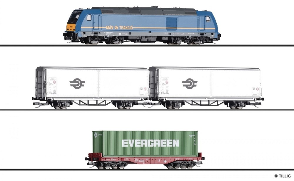 TILLIG Güterzug-Set MAV Ep.VI.