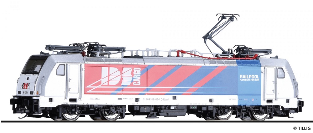 Elektrolokomotive 186 435-4 der Railpool / IDS Cargo (CZ)