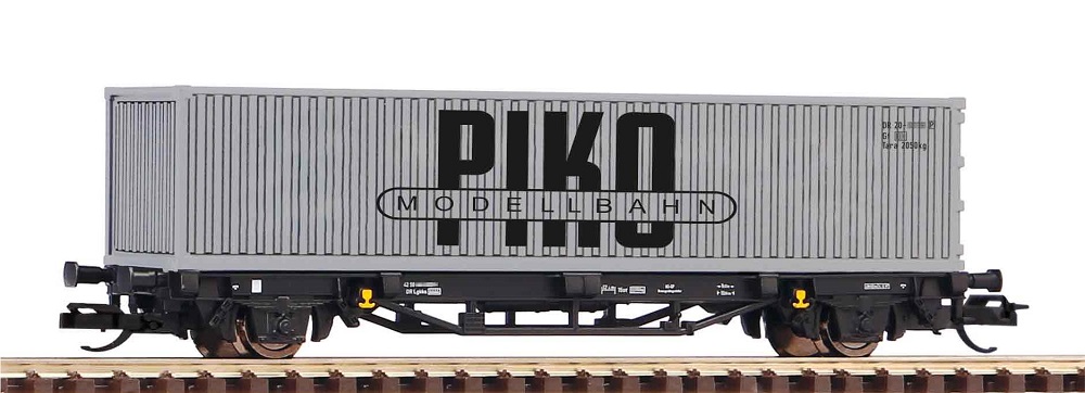 PIKO Containertragwagen mit 40' Container VEB PIKO, Ep.IV