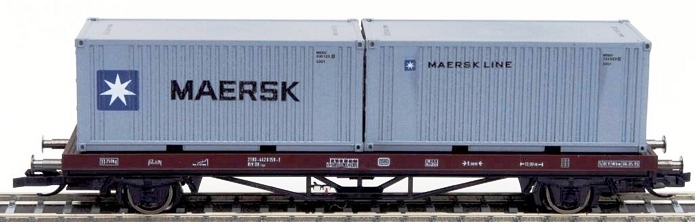 Containertragwagen Lgs, DBAG, Ep.V 'MAERSK'