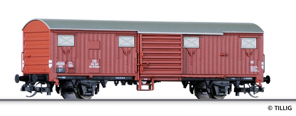 Gedeckter Güterwagen Glmms64, DB, Ep.III