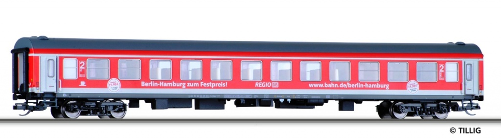 Reisezugwagen 2.Kl Cafeabteil Bimz 546.8 DB AG Ep.VI.
