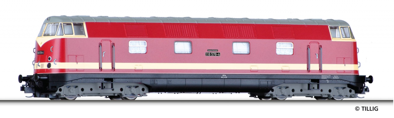 Diesellokomotive 118 578-4 des 