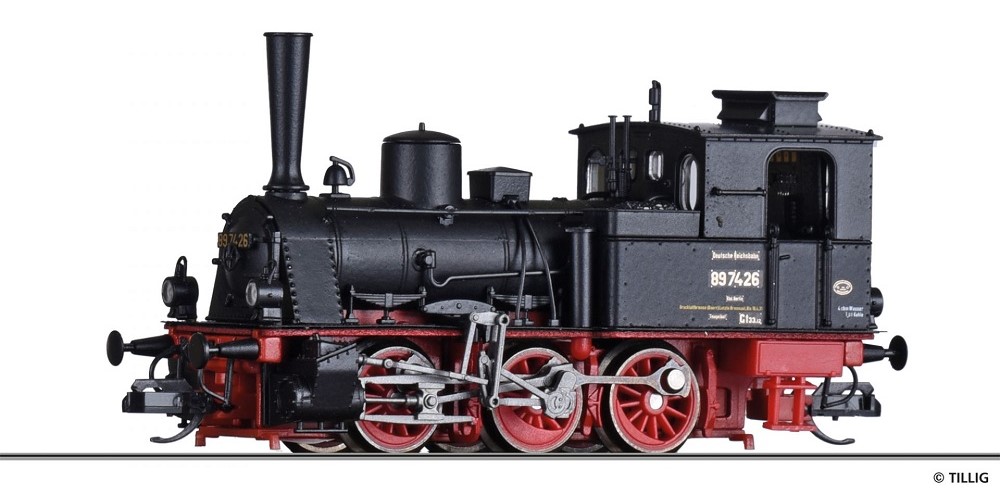 TILLIG Dampflokomotive BR 89.70 DRG Ep.II.
