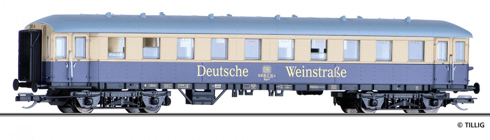Gesellschaftswagen WGye 839 „Deutsche Weinstraße“ DB Ep.IV.