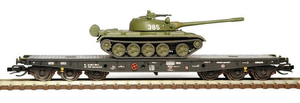 Schwerlastwagen Sammp10 mit Panzer T54/55, CSD, Ep.IV, Bausatz