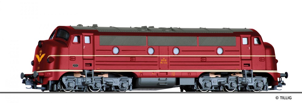 TILLIG Diesellokomotive Reihe MY DSB Ep.III.