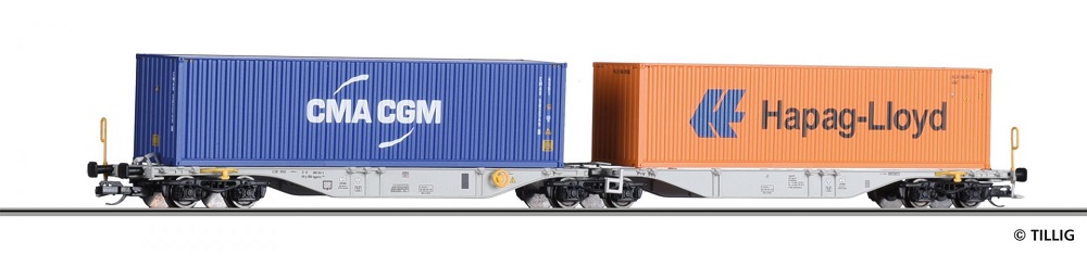 TILLIG Containertragwagen Sggmrss 578.0 ÖBB Ep.VI.