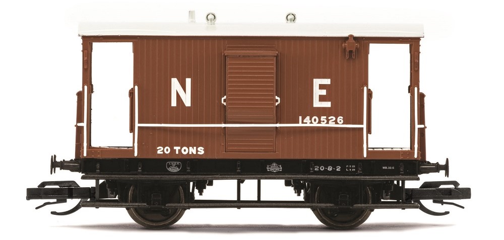 Hornby Gedeckter Güterwagen, LNER Dia.034 'Toad B' Brake Van, Ep.III