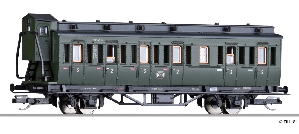 Reisezugwagen 2. Kl, Bauart C pr-21, DB Ep.III.