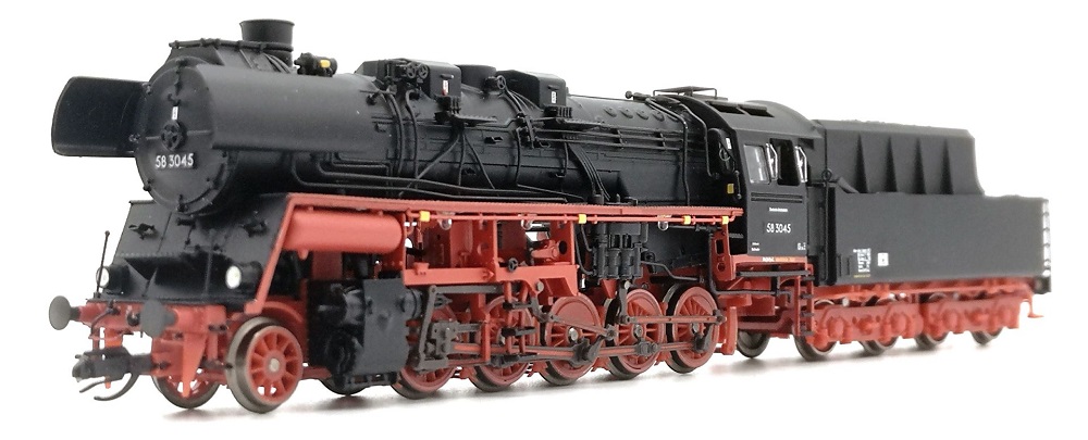 Saxonia Dampflok 58 3045 mit T28-Tender, DR, Ep.III