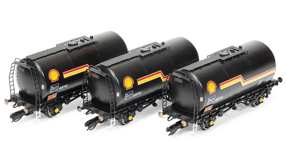Hornby 3er Set Kesselwagen TTA Tanker triple pack, Shell, Ep.VI