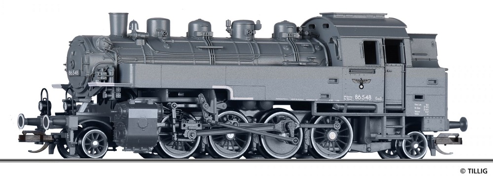 TILLIG Dampflokomotive BR 86 DRG Ep.II.