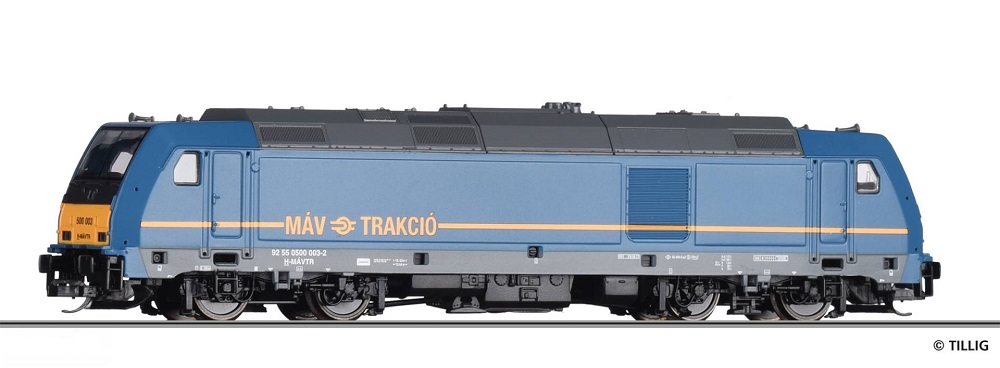 3D Fertigmodelle Diesellok R9255 MÁV Ep.VI.