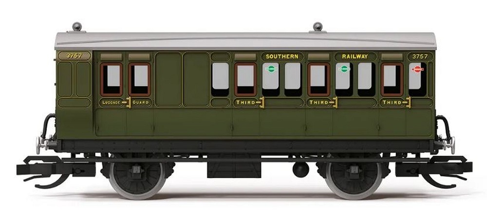 Hornby Personenwagen 4 Wheel Coach 3rd Class Brake SR  Ep.I