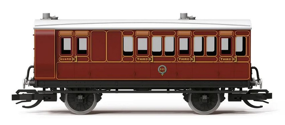Hornby Gepäckwagen 4 Wheel Coach 3rd Class Brake Baggage, LB&SCR, Ep.I