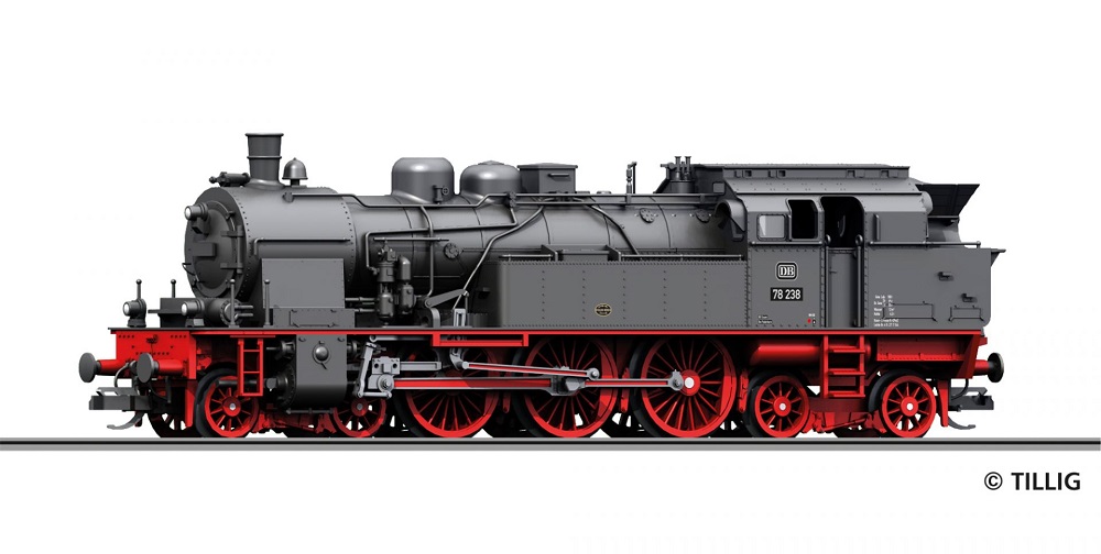 TILLIG Dampflokomotive BR 78.0 DB Ep.III.
