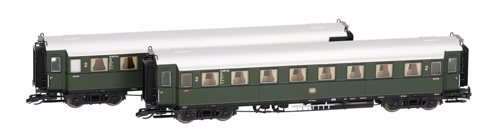 2er Set Personenwagen C4üSa07, DB, Ep.III