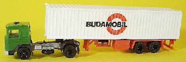 MAN nyerges konténerszállító 'Budamobil'